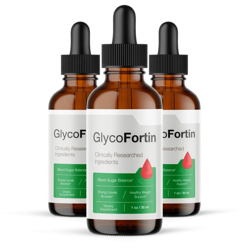 GlycoFortin Natural Blood Sugar Formula — 3 Bottle / 90 Day Pack